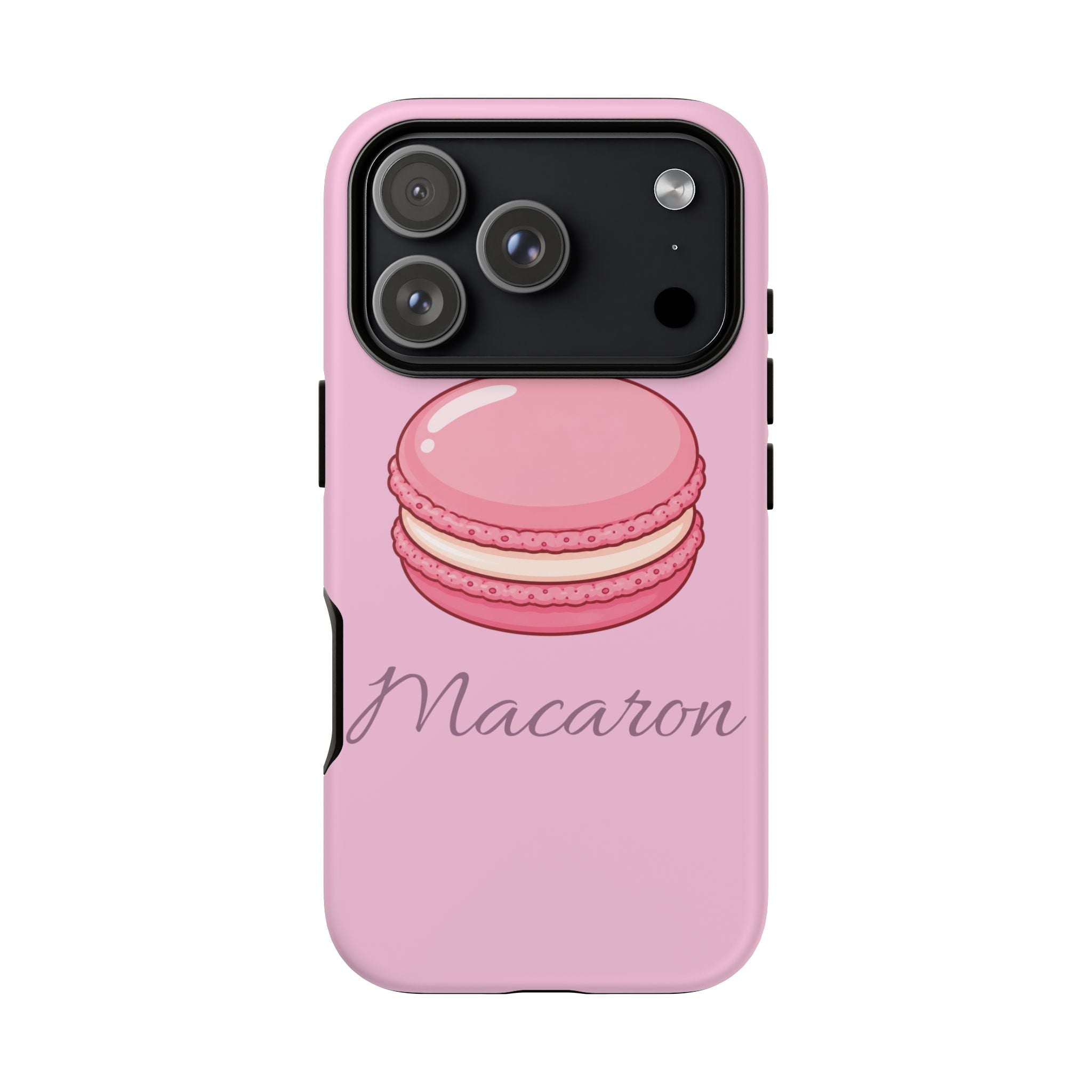 Macaron Phone Case — Cute Dessert Illustration