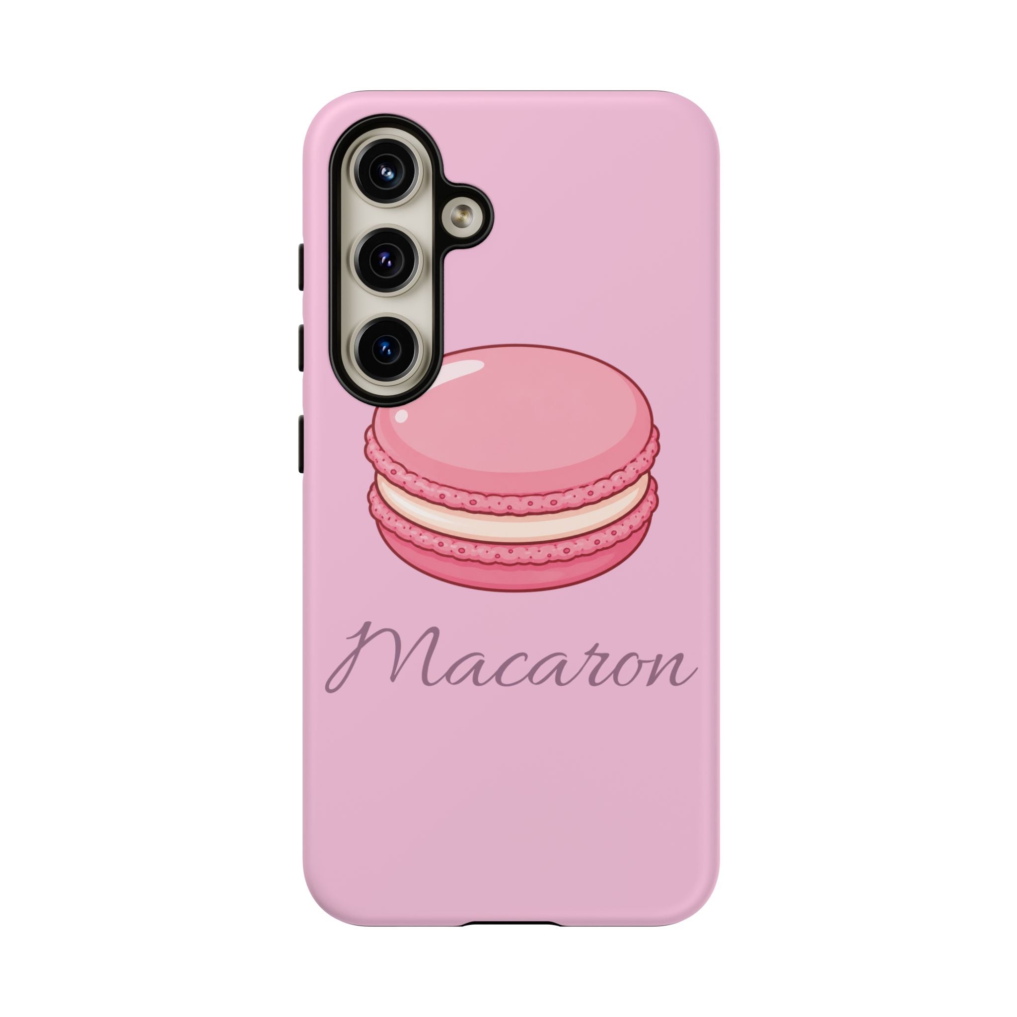 Macaron Phone Case — Cute Dessert Illustration