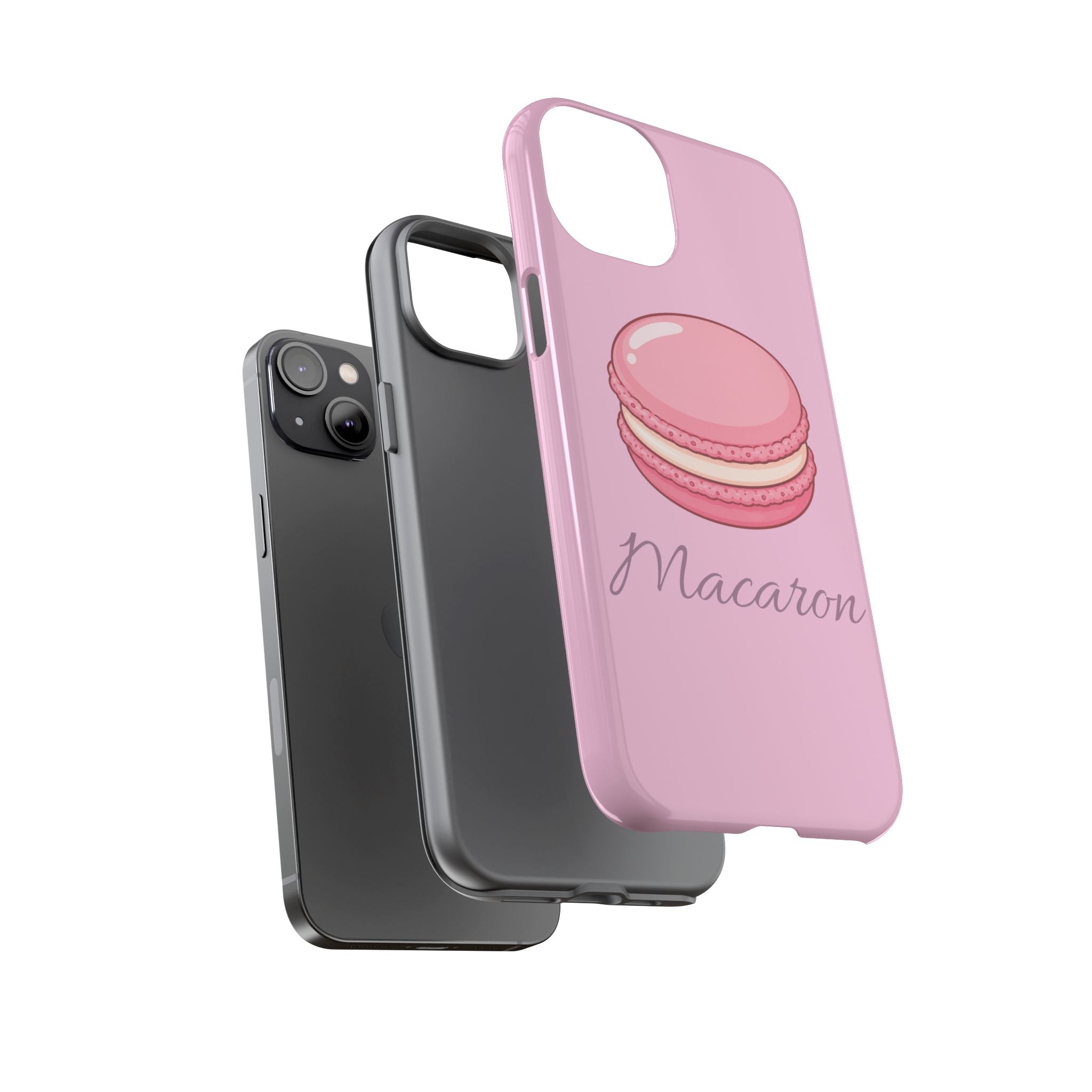 Macaron Phone Case — Cute Dessert Illustration