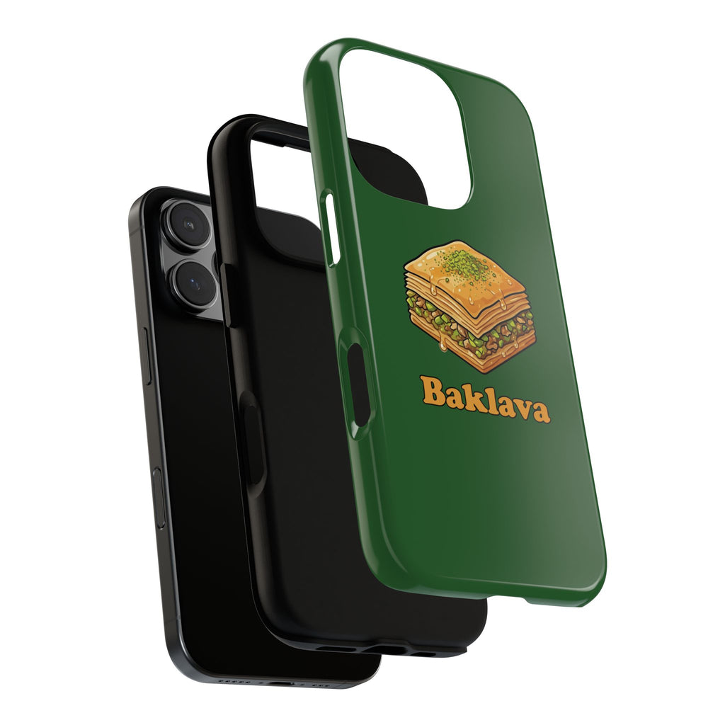 Baklava Phone Case — Cute Dessert Illustration