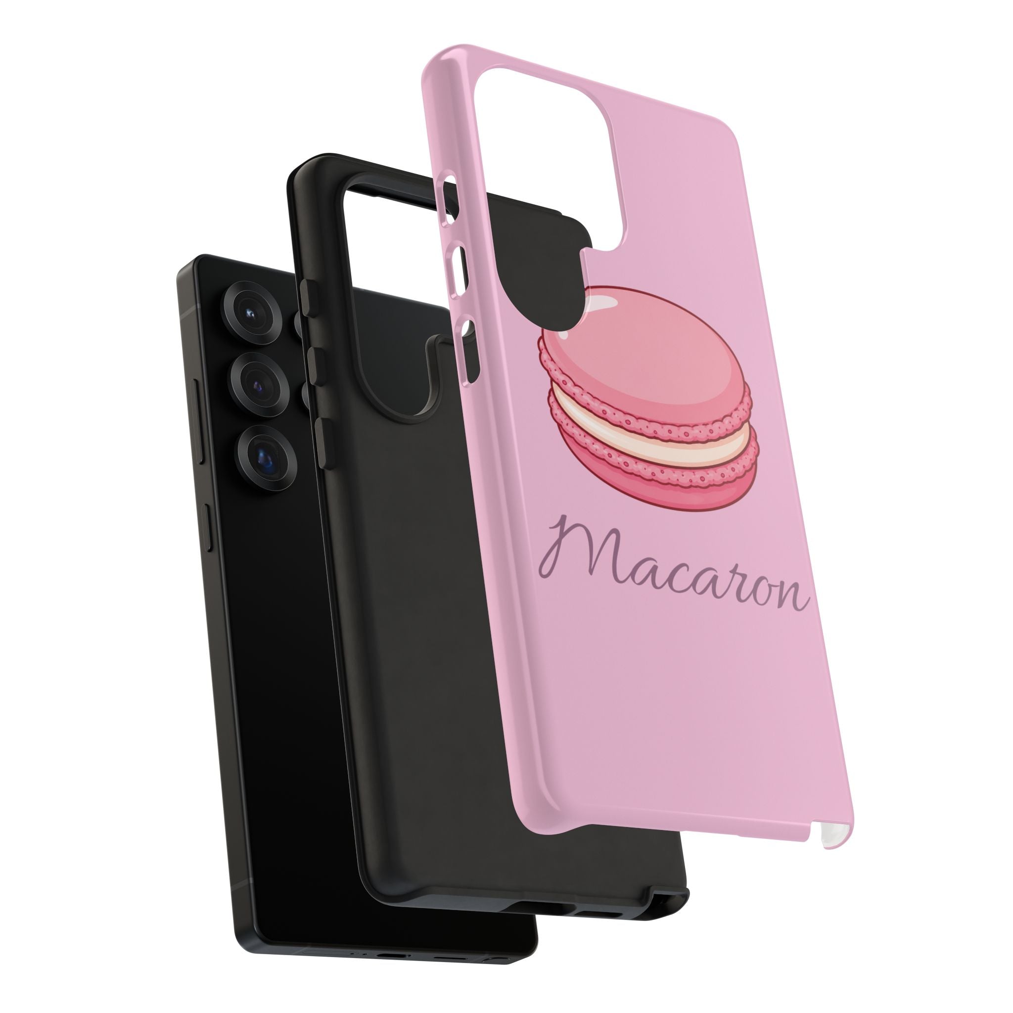 Macaron Phone Case — Cute Dessert Illustration